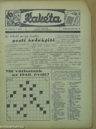 Rakéta 1940. január 16.