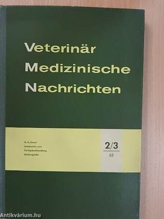 Veterinär-Medizinische Nachrichten 1963.