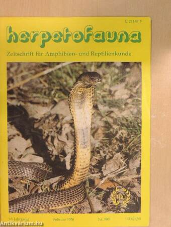 Herpetofauna Februar-Dezember 1996.