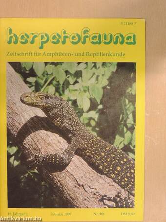 Herpetofauna Februar-Dezember 1997.