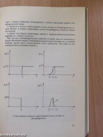 A kémiai mérések matematikai és rendszertechnikai jellemzése (dedikált példány)