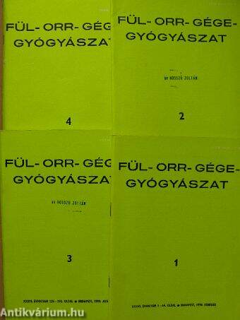 Fül-orr-gégegyógyászat 1988. január-december