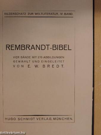 Rembrandt-Bibel I.