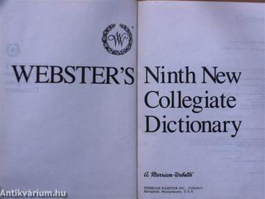 Webster's Ninth New Collegiate Dictionary