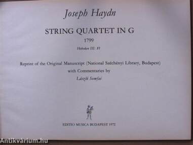 String quartet in G