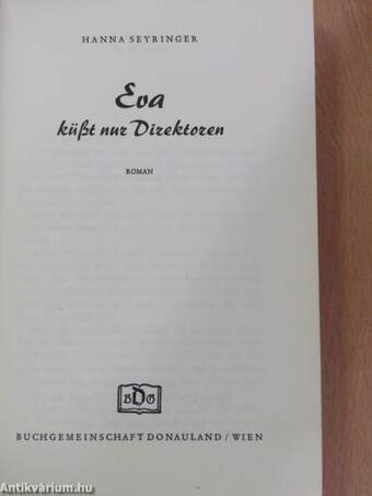 Eva küßt nur Direktoren