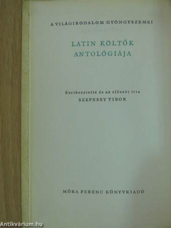 Latin költők antológiája