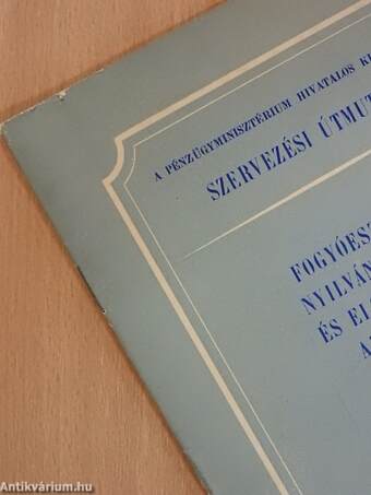 Fogyóeszközök nyilvántartása és elszámolása az iparban