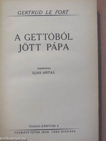 A gettóból jött pápa