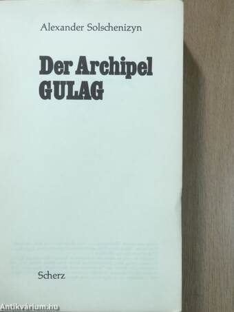 Der Archipel Gulag I.