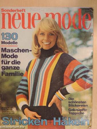 Neue Mode Sonderheft 8/1973.