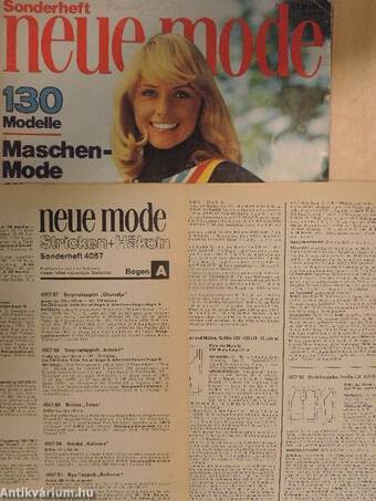 Neue Mode Sonderheft 8/1973.