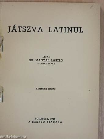 Játszva latinul