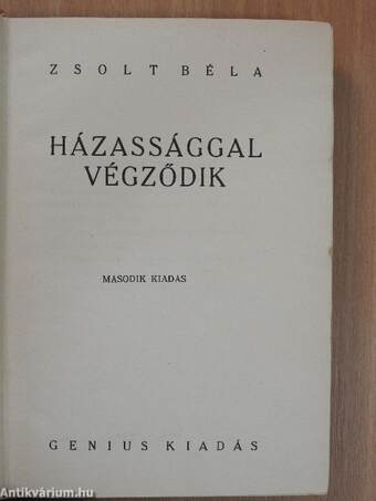 Házassággal végződik