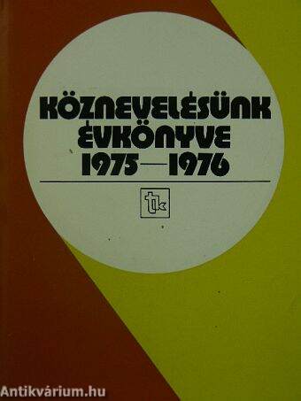 Köznevelésünk évkönyve 1975-1976