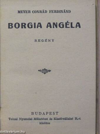 Borgia Angéla