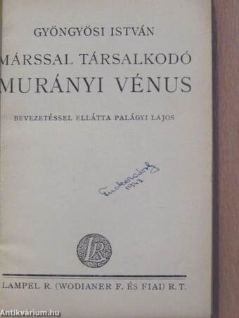 Márssal társalkodó Murányi Vénus