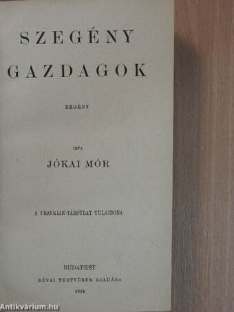 Szegény gazdagok