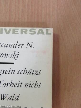 Klugsein Schützt vor Torheit nicht/Der Wald/Wölfe und Schafe