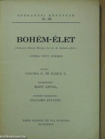 Bohém-élet