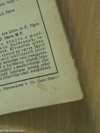 Természettudományi Közlöny 1928. augusztus 1-15.