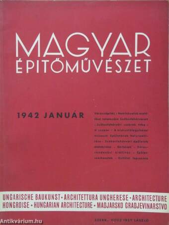 Magyar Épitőművészet 1942. január