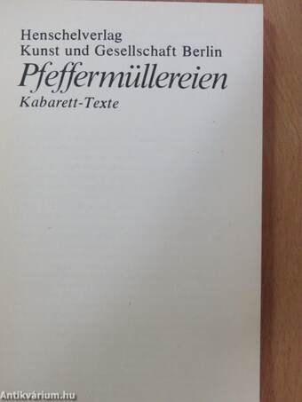 Pfeffermüllereien