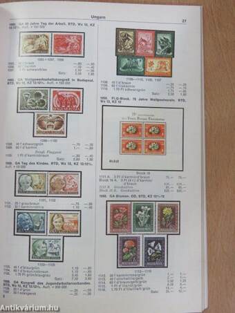 BOREK Briefmarken-Katalog Europa - Ungarn