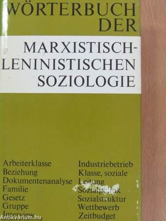 Wörterbuch der Marxistisch-Leninistischen Soziologie