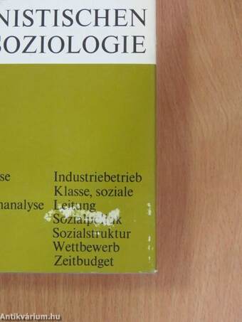 Wörterbuch der Marxistisch-Leninistischen Soziologie