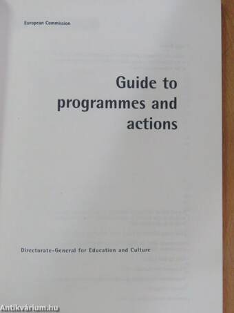 Guide to programmes and actions