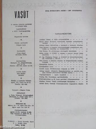 Vasút 1967. augusztus