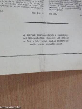 Társadalombiztosítás, üdülés, munkavédelem 1966. november-december