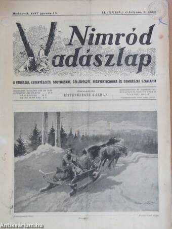 Nimród Vadászlap 1947. január 15.