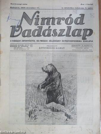 Nimród Vadászlap 1946. december 15.