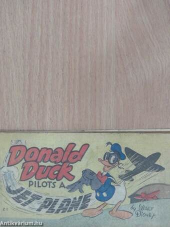Donald Duck pilots a Jet Plane