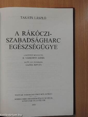 A Rákóczi-szabadságharc egészségügye