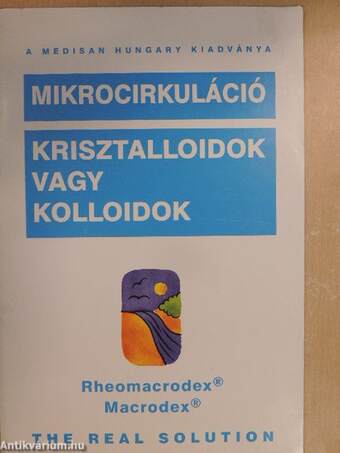 Mikrocirkuláció/Krisztalloidok vagy kolloidok