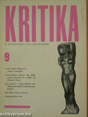 Kritika 1971. szeptember