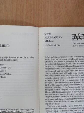 Contemporary Hungarian Music in the International Press