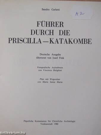 Führer durch die Priscilla-Katakombe