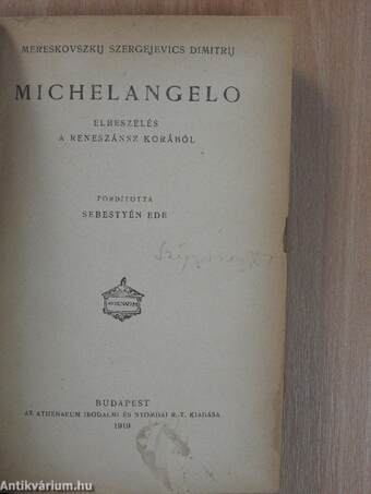 Michelangelo/A szerelem tudománya/Volt egyszer egy király