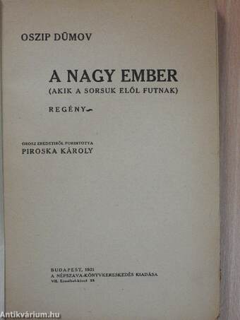 A nagy ember