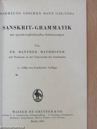 Sanskrit-Grammatik