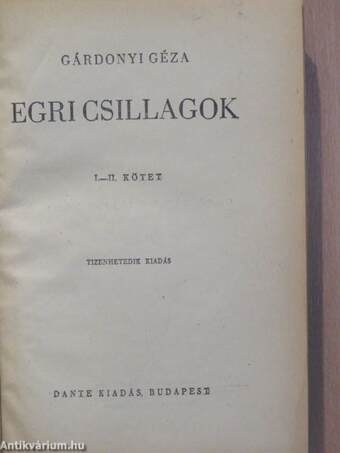 Egri csillagok I-II.