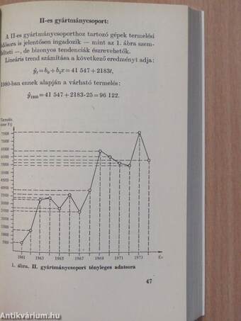 Iparvállalati prognóziskészítés matematikai, statisztikai módszerekkel