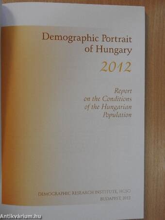 Demographic Portrait of Hungary 2012