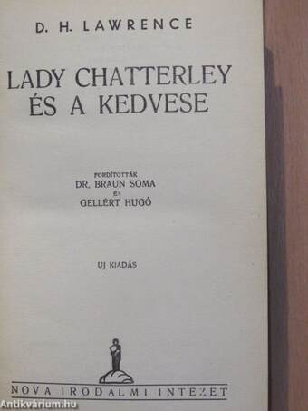 Lady Chatterley és a kedvese