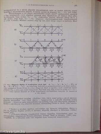 Molekula-színképek és molekula-szerkezet I-II.