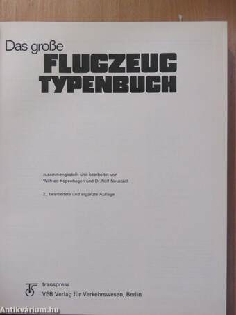 Das große Flugzeug Typenbuch